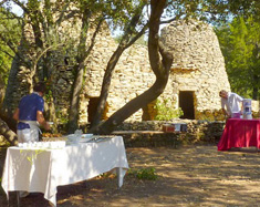 Photo de pique-nique dans la garrigue Photo de pique-nique dans la garrigue