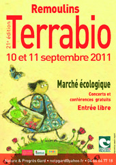 Affiche de Terra Bio - Remoulin 2011 Affiche de Terra Bio - Remoulin 2011